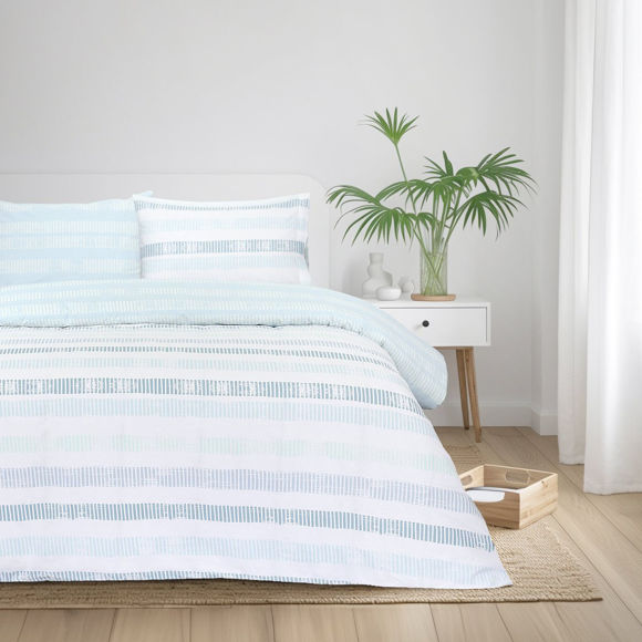 Εικόνα της Σετ Σεντόνια Υπέρδιπλα Kocoon Azzurro