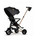 Εικόνα της Qplay Nova Air Limited Special Edition Αναδιπλούμενο Τρίκυκλο Ποδηλατάκι Με Λαστιχένιες Ρόδες 6 - 36 μηνών Golden Black