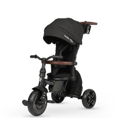 Εικόνα της Qplay Comfo Max Αναδιπλούμενο Τρίκυκλο Ποδήλατο 8-Σε-1 Black