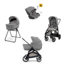 Εικόνα της Inglesina Σύστημα Μεταφοράς Aptica Quattro Darwin Infant Recline ,Crystal Grey