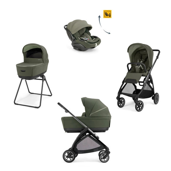 Εικόνα της Inglesina Σύστημα Μεταφοράς Electa Darwin Infant Recline, Loft Green