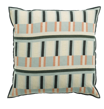 Εικόνα της ΜΑΞΙΛΑΡΙ VIVARAISE JASON CIEL 45X45 55% ΛΙΝΟ - 45% ΒΑΜΒΑΚΙ