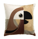 Εικόνα της ΜΑΞΙΛΑΡΙ VIVARAISE ΧΕΙΡΟΠΟΙΗΤΟ LORO NATUREL 45X45 100%ΒΑΜΒΑΚΙ