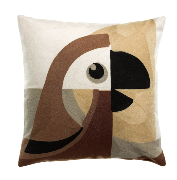 Εικόνα της ΜΑΞΙΛΑΡΙ VIVARAISE ΧΕΙΡΟΠΟΙΗΤΟ LORO NATUREL 45X45 100%ΒΑΜΒΑΚΙ