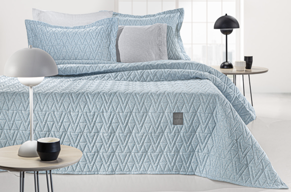 Εικόνα της Σετ Κουβερλί 2 τμχ. Kylian Denim 220x240 Guy Laroche