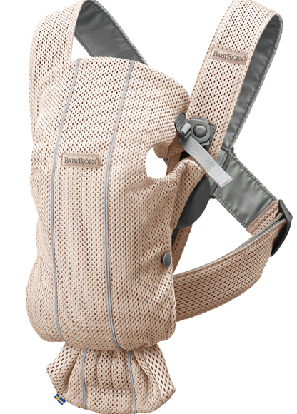 Εικόνα της BabyBjorn μάρσιπος Mini 3D Mesh, Pearly Pink