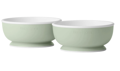 Εικόνα της BabyBjorn Μπολ φαγητού 2τμχ, Powder green