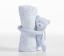 Εικόνα της ΚΟΥΒΕΡΤΑΚΙ ΜΕ ΑΡΚΟΥΔΑΚΙ TEDDY 75X100 LIGHT BLUE