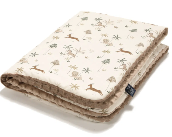 Εικόνα της ΒΡΕΦΙΚΗ ΚΟΥΒΕΡΤΑ LITTLE SAVANNAH – MOCCA 80x100 LA MILLOU