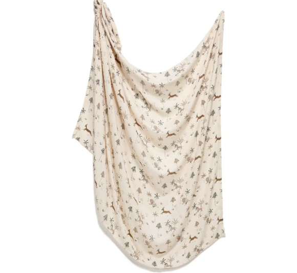 Εικόνα της BAMBOO ΚΟΥΒΕΡΤΑ ΜΟΥΣΕΛΙΝΑ LITTLE SAVANNAH 115x140 LA MILLOU