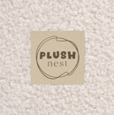 Εικόνα της Παδικό πουφ Bear 68x45 Teddy cream