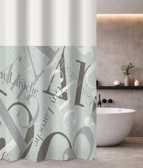 Εικόνα της Κουρτίνα Μπάνιου Passport Mint 240x185 Guy Laroche