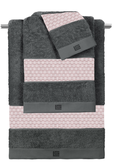 Εικόνα της Σετ 3τμχ Πετσέτες Sandy Old Pink-Anthracite Guy Laroche