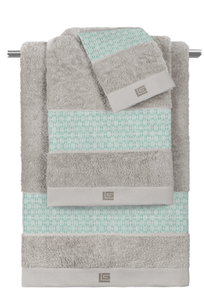 Εικόνα της Σετ 3τμχ Πετσέτες Sandy Aqua-Silver Guy Laroche