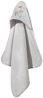 Εικόνα της Βρεφικό Μπουρνούζι - Κάπα Merida Pink-Silver 75x75 Guy Laroche