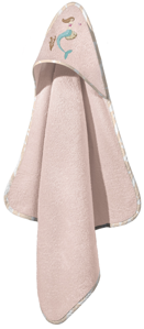 Εικόνα της Βρεφικό Μπουρνούζι - Κάπα Merida Salmon-Pink 75x75 Guy Laroche