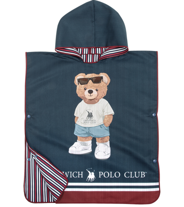 Εικόνα της GREENWICH POLO CLUB JUNIOR ΠΟΝΤΣΟ ΘΑΛΑΣΣΗΣ 50Χ115 4042