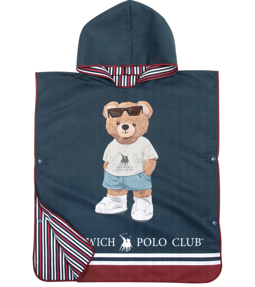 Εικόνα της GREENWICH POLO CLUB JUNIOR ΠΟΝΤΣΟ ΘΑΛΑΣΣΗΣ 50Χ115 4042