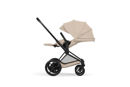 Εικόνα της Cybex e-Priam Comfort Σύστημα Μεταφοράς 2-Σε-1 Με Πτυσσόμενο Πορτ Μπεμπέ Cozy Beige | beige Με Σκελετό Matt Black | black