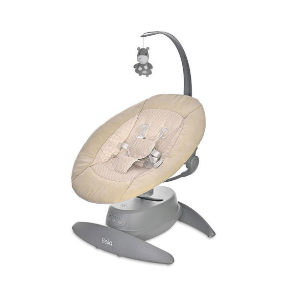 Εικόνα της Lorelli Ηλεκτρικό Relax Μωρού Cradle Bella με Δόνηση Beige Dots