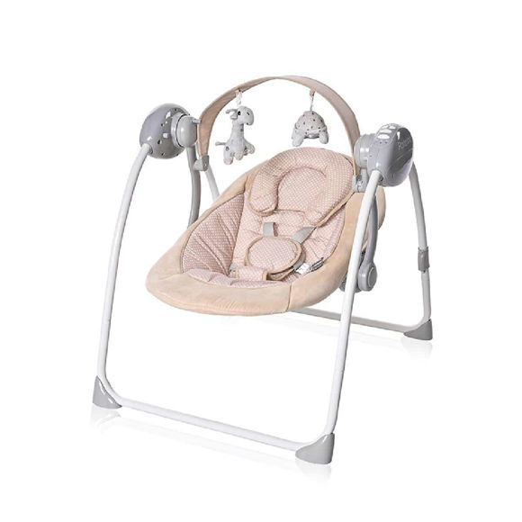 Εικόνα της Ηλεκτρικό Relax Κούνια Portofino Beige Dots