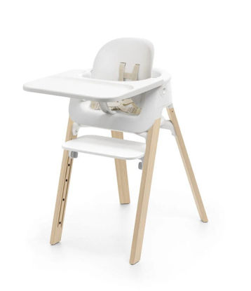Εικόνα της Καρέκλα φαγητού Stokke Steps White / Natural