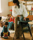 Εικόνα της Καρέκλα φαγητού Stokke Steps Black / Warm Brown