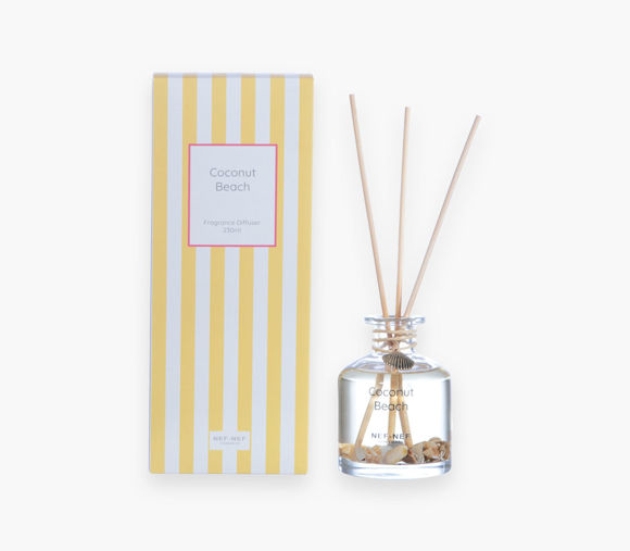 Εικόνα της ΑΡΩΜΑΤΙΚΟ ΧΩΡΟΥ ΜΕ ΣΤΙΚΣ COCONUT BEACH 230ml