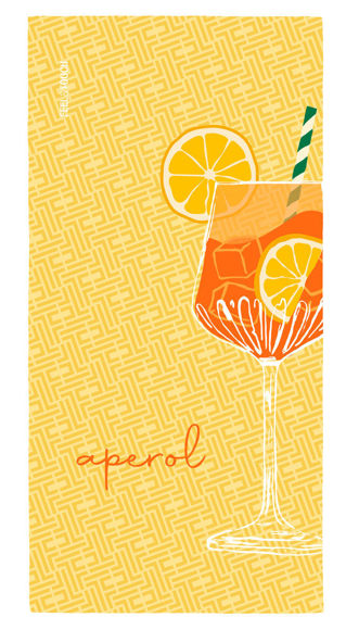 Εικόνα της ΠΕΤΣΕΤΑ ΘΑΛΑΣΣΗΣ FEEL AND TOUCH PRINTED APEROL 80X160