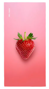 Εικόνα της ΠΕΤΣΕΤΑ ΘΑΛΑΣΣΗΣ FEEL AND TOUCH PRINTED FRUITS NO.4 STAWBERRY 80X160