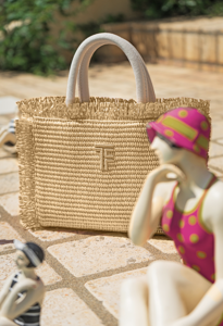 Εικόνα της Τσάντα Χειρός Mini Tropical Natural Feel and Touch