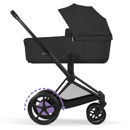 Εικόνα της Cybex e-Priam 5 Comfort Stroller 2-σε-1 Καρότσι και πτυσσόμενο Πορτ μπεμπέ – Frame Matt Black – Seat Pack Sepia Black