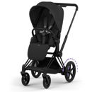 Εικόνα της Cybex e-Priam 5 Comfort Stroller 2-σε-1 Καρότσι και πτυσσόμενο Πορτ μπεμπέ – Frame Matt Black – Seat Pack Sepia Black