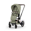 Εικόνα της Καρότσι Cybex e-Priam 5 Style – Frame Rosegold – Seat Pack Sage Green