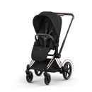 Εικόνα της Καρότσι Cybex e-Priam 5 Style– Frame Rosegold – Seat Pack Sepia Black