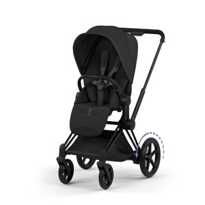 Εικόνα της Καρότσι Cybex e-Priam 5 Style  – Frame Matt Black – Seat Pack Sepia Black