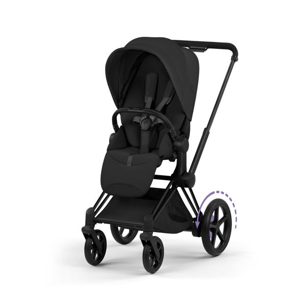 Εικόνα της Καρότσι Cybex e-Priam 5 Style  – Frame Matt Black – Seat Pack Sepia Black