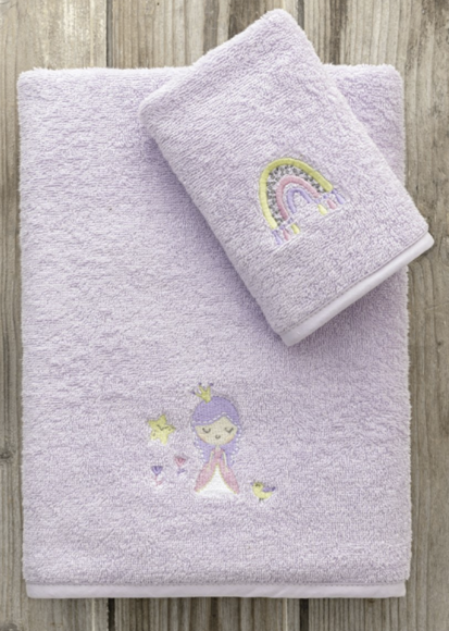 Εικόνα της Σετ  Παιδικές Πετσέτες (2τμχ) Kocoon Charlotte 380gsm