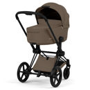 Εικόνα της Cybex Priam 5 Comfort  2 σε 1 Καρότσι και πτυσσόμεννο πορτ μπεμπέ – Frame Matt Black – Seat Coconut Brown