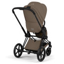 Εικόνα της Cybex Priam 5 Comfort  2 σε 1 Καρότσι και πτυσσόμεννο πορτ μπεμπέ – Frame Matt Black – Seat Coconut Brown