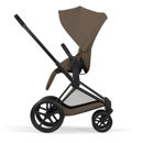 Εικόνα της Cybex Priam 5 Comfort  2 σε 1 Καρότσι και πτυσσόμεννο πορτ μπεμπέ – Frame Matt Black – Seat Coconut Brown