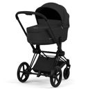 Εικόνα της Cybex Priam 5 Comfort Καρότσι και πτυσσόμενο πορτ μπμπέ 2 σε 1– Frame Matt Black – Seat Sepia Black