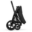Εικόνα της Cybex Priam 5 Comfort Καρότσι και πτυσσόμενο πορτ μπμπέ 2 σε 1– Frame Matt Black – Seat Sepia Black
