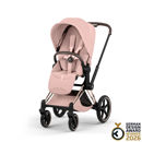 Εικόνα της Cybex Priam 5 Καρότσι– Frame Rosegold – Seat Pack Peach Pink