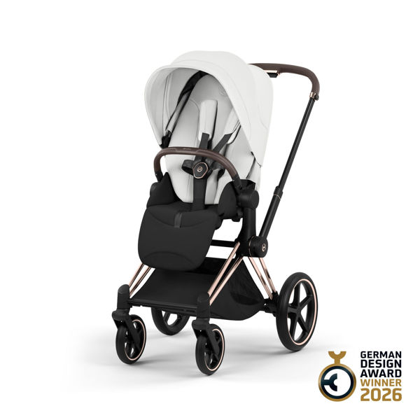 Εικόνα της Cybex Priam 5 Style Καρότσι – Frame Rosegold – Seat Pack Off White
