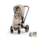 Εικόνα της Cybex Priam 5 Style Καρότσι – Frame Rosegold – Seat Pack Cozy Beige