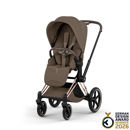 Εικόνα της Cybex Priam 5 Style Καρότσι– Frame Rosegold – Seat Pack Coconut Brown