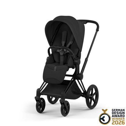 Εικόνα της Cybex Priam 5 Style Καρότσι – Frame Matt Black – Seat Pack Sepia Black