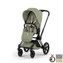 Εικόνα της Cybex Priam 5 Style Καρότσι– Frame Matt Black – Seat Pack Sage Green