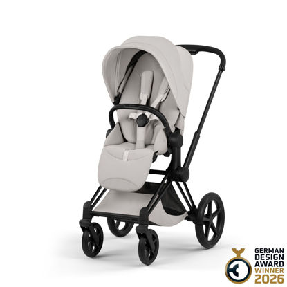 Εικόνα της Cybex Priam 5 Style Καρότσι – Frame Matt Black – Seat Pack City Grey